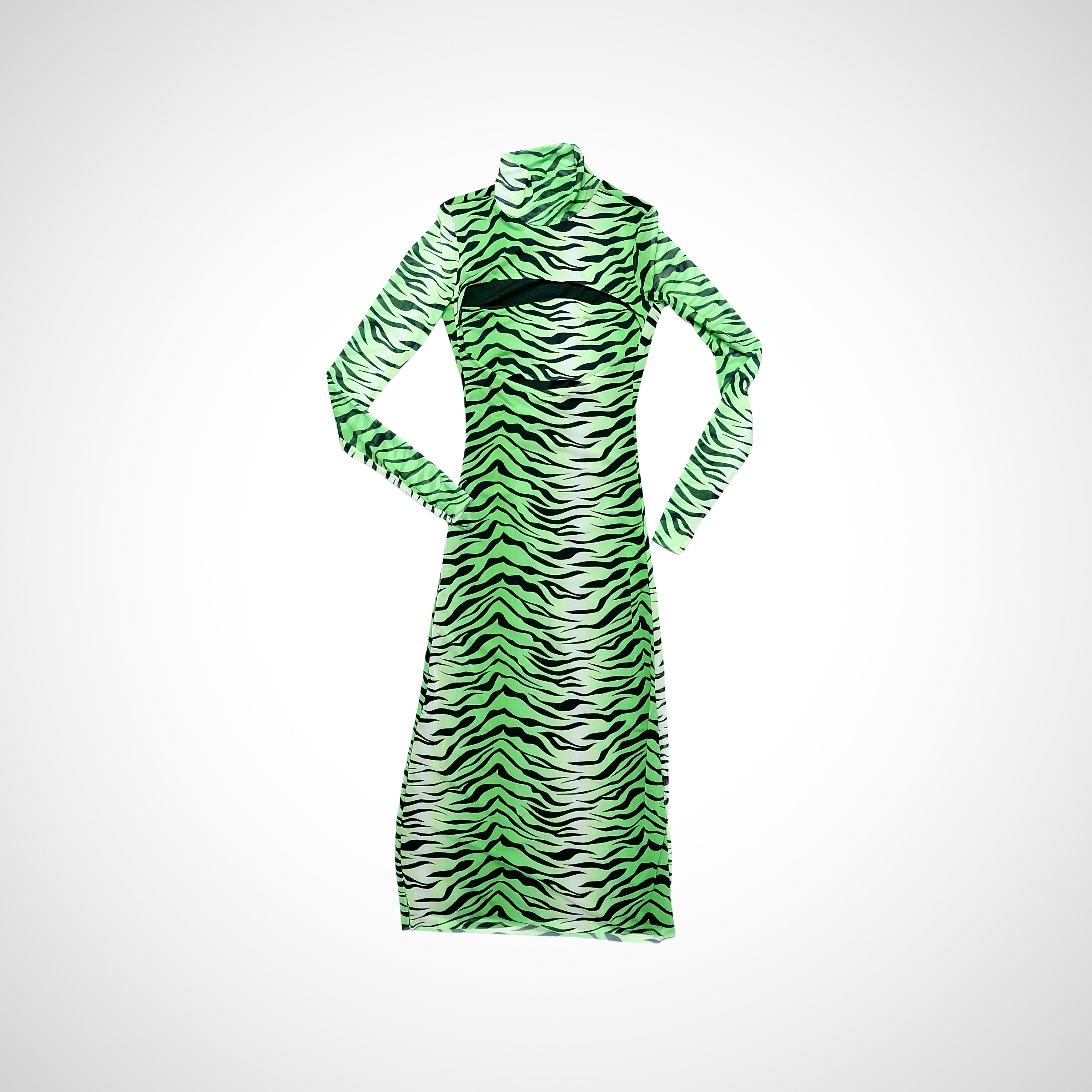 High Neck Pencil Midi