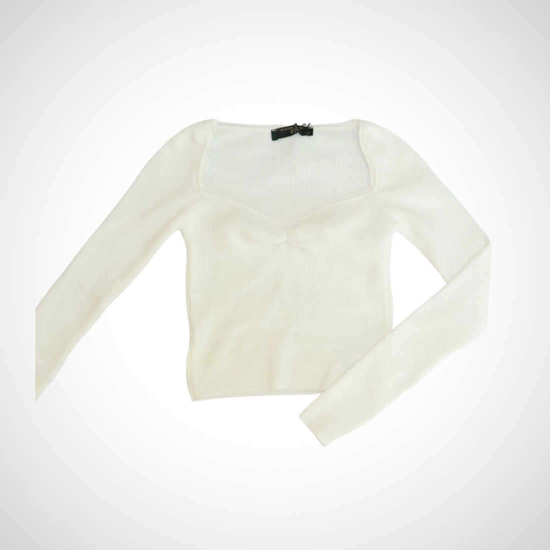 Long Sleeve Knit Crop